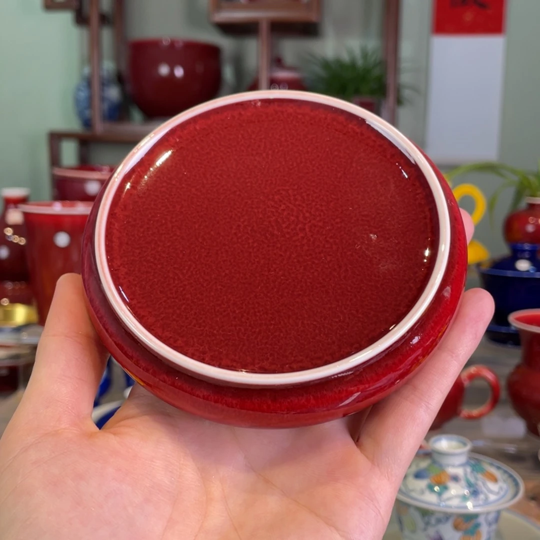 清欢雅玩原矿郎红福利盖置