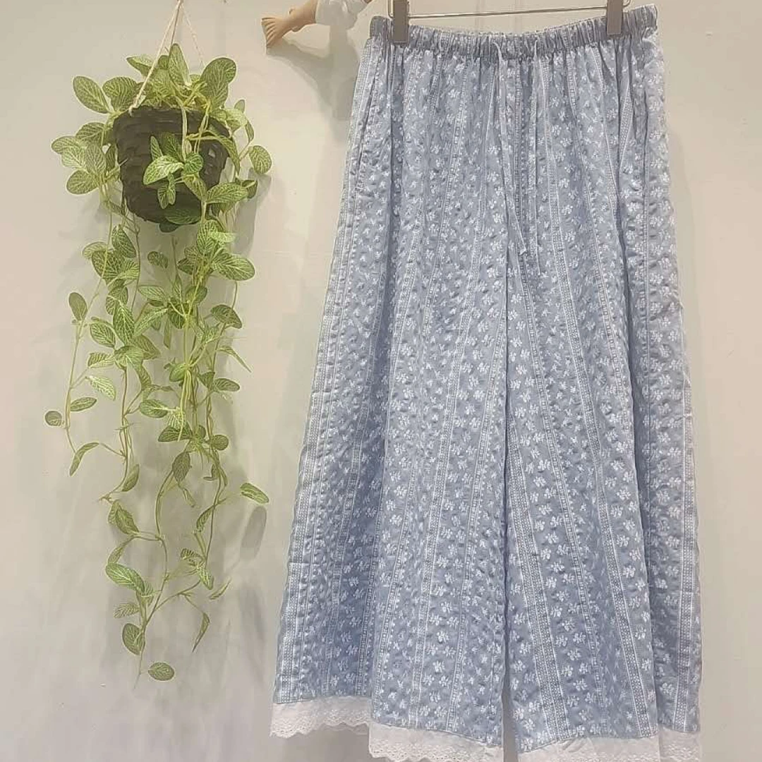 韩国 棉质 睡裤  纯棉长款舒适居家家居裤