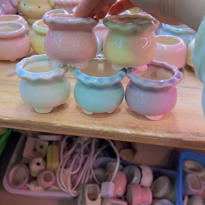 陶瓷花盆当场凑满12包邮