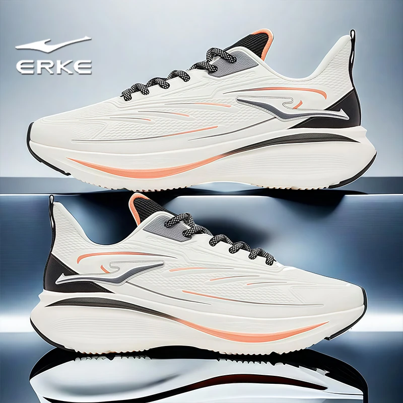 鸿星尔克男鞋2025秋冬新款透气防滑运动鞋男士软底回弹减震跑步鞋