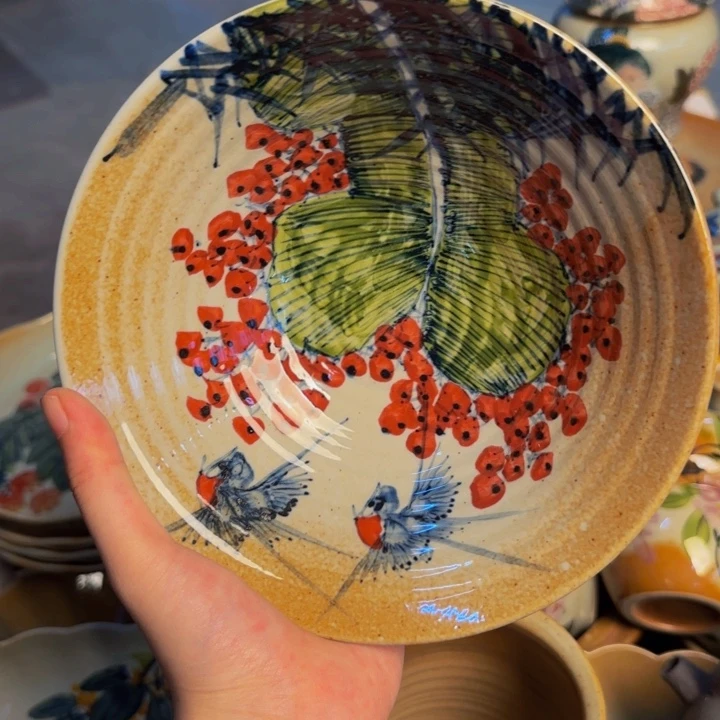 瓷片景德镇陶瓷手工手绘