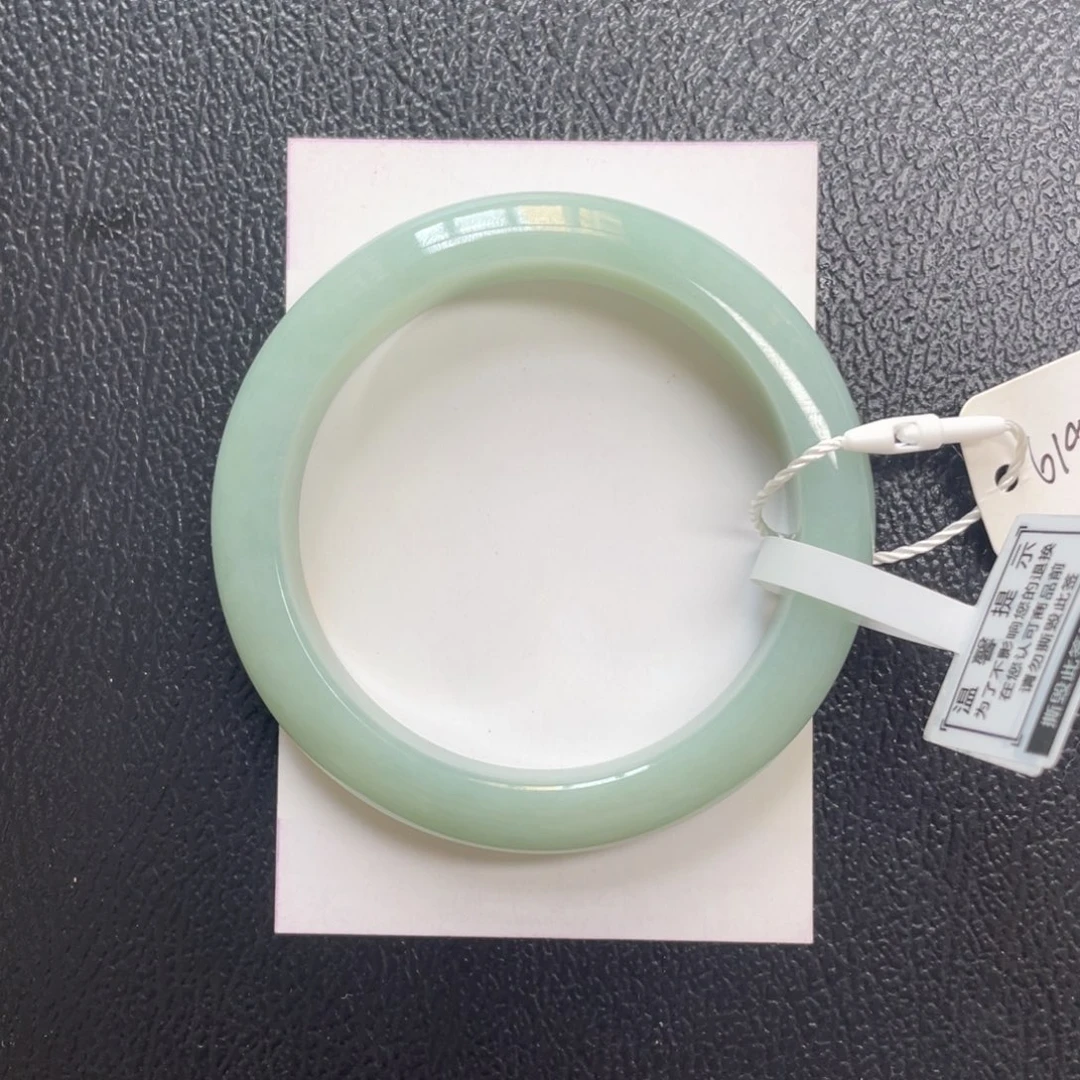 翡翠手镯未镶嵌风**沙缅甸天然A货翡翠54/55圈