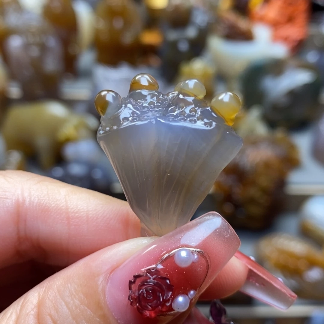 玛瑙/玉髓挂件未镶嵌