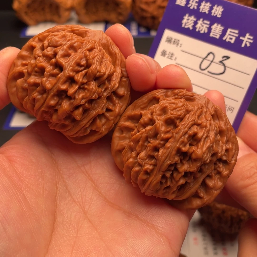 文玩核桃把件四座楼46尺全品03号