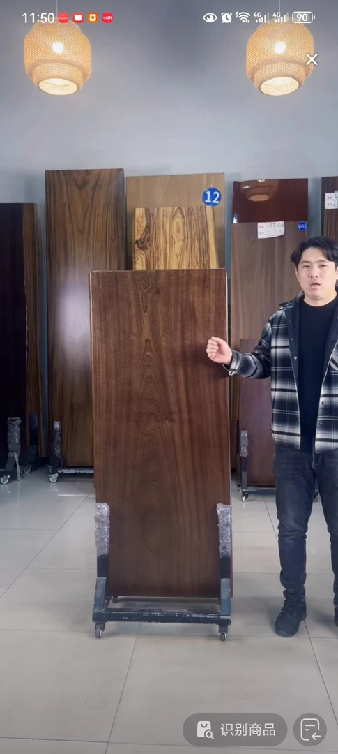 原木大板桌乌檀木长160宽67 厚5.5