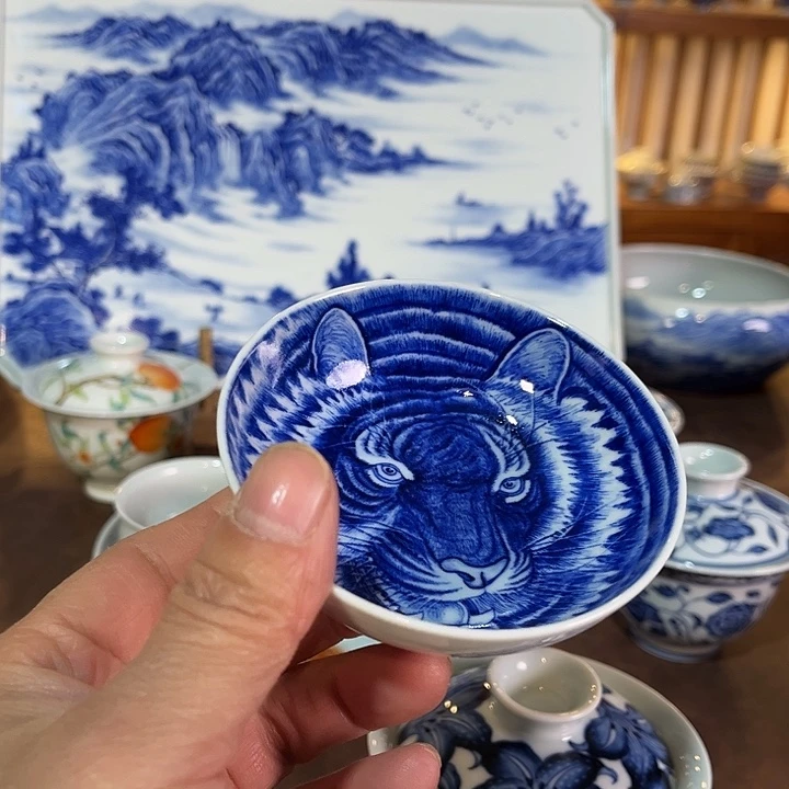 錡镇堂手工手绘杯