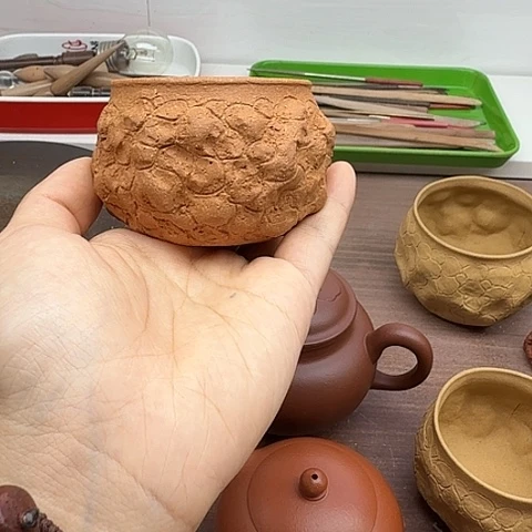 ༀ***ༀ段泥茶案全手工供春主人杯