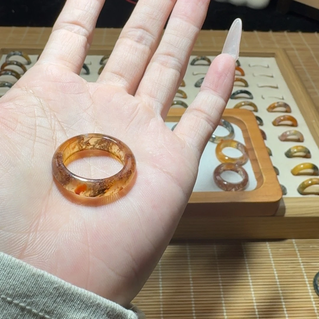 ****玛瑙/玉髓未镶嵌戒圈