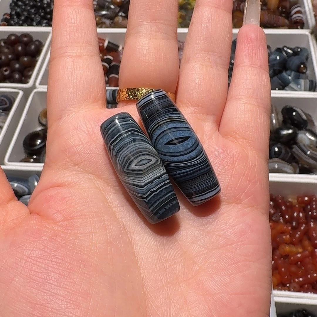 玛瑙/玉髓合金颈饰