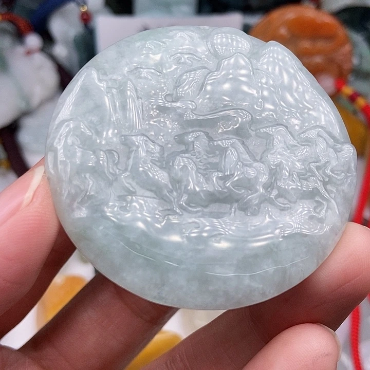 未镶嵌挂件翡翠翡翠