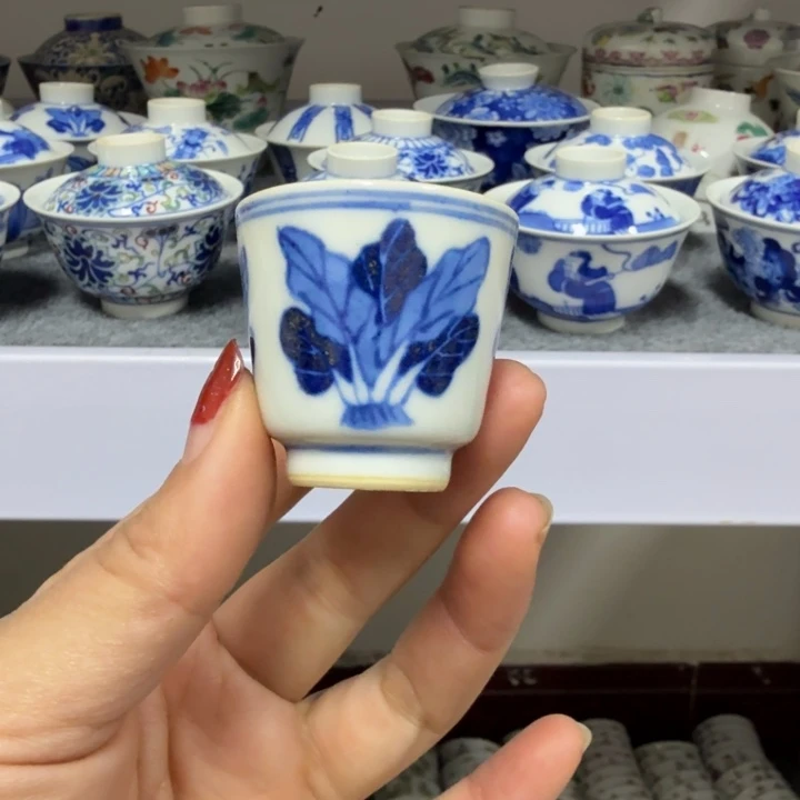 景德镇陶瓷杯子盖碗