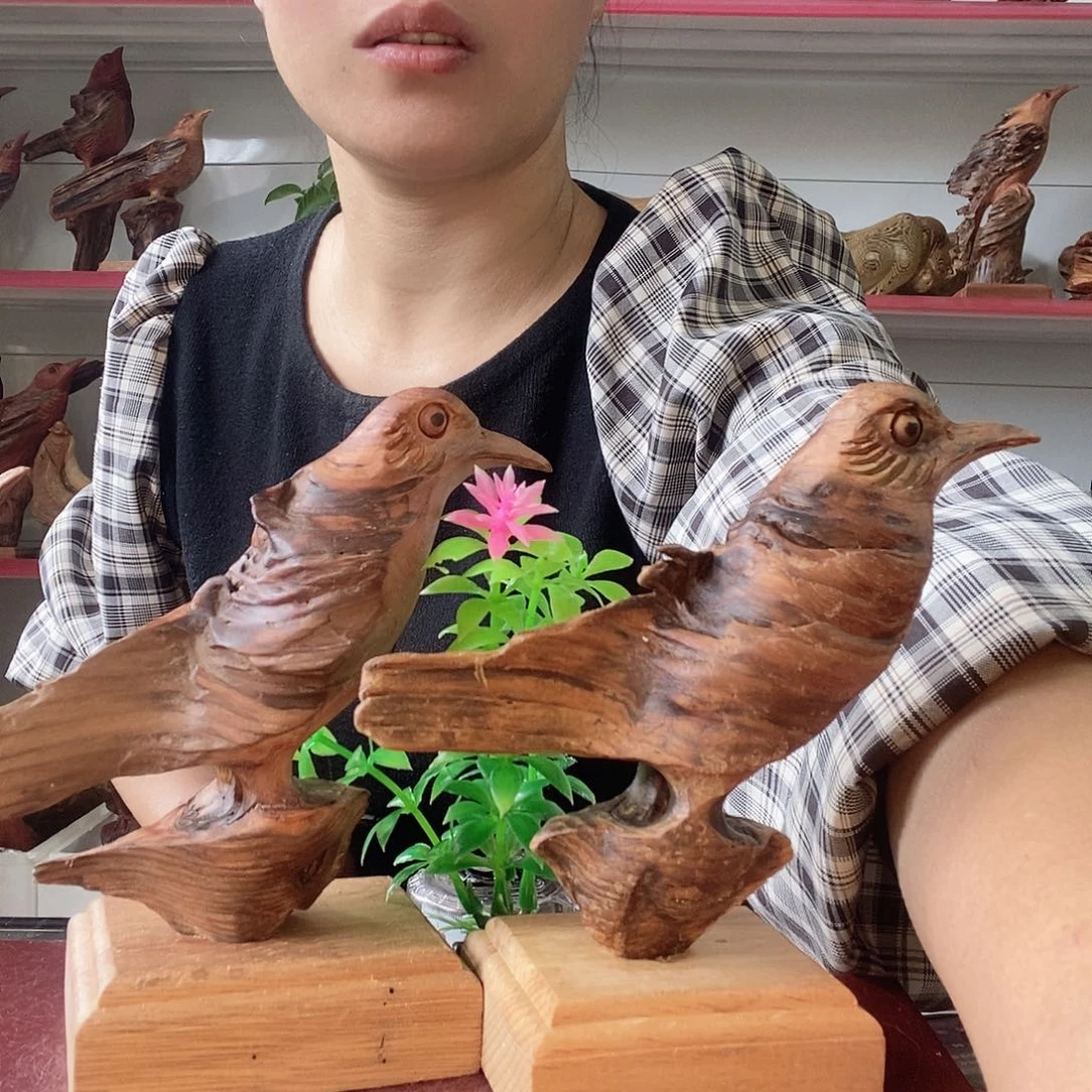 松木财****）琥珀木自然精美工艺品