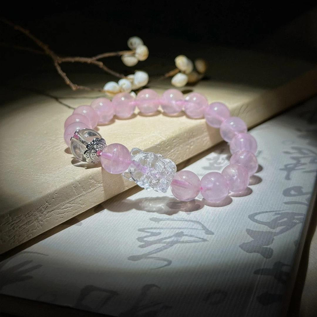 【缪老师严选】SJ1360 粉晶九尾手链 多样性发其一