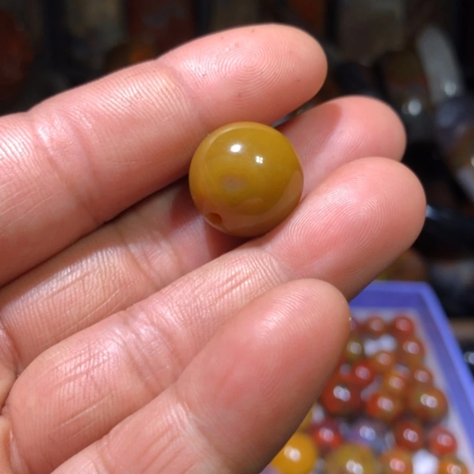 【闪购商品】玛瑙/玉髓战国红单珠未镶嵌彬**角