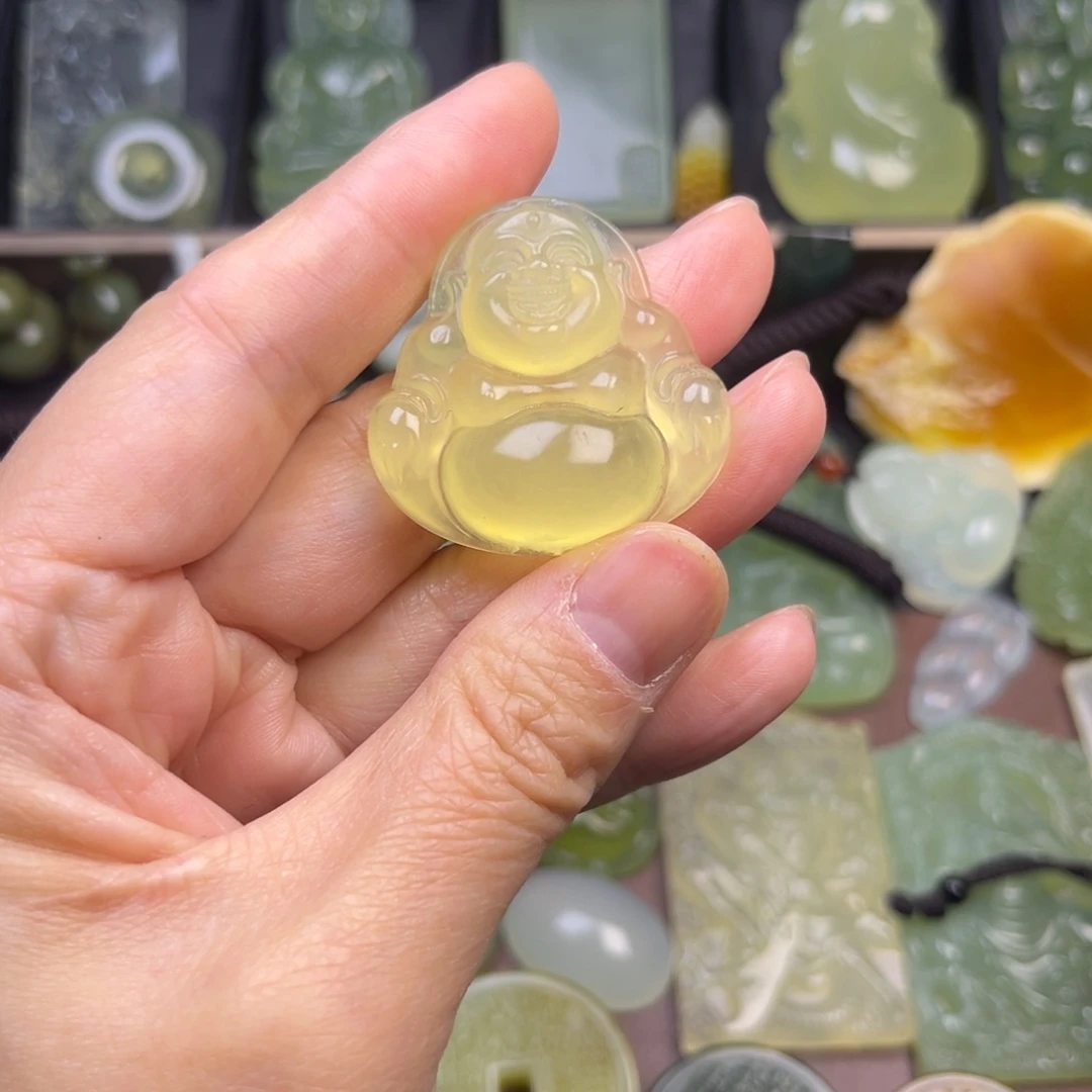 蛇纹石玉未镶嵌吊坠(不含链)