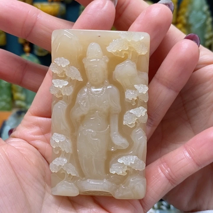 蛇纹石玉挂件未镶嵌