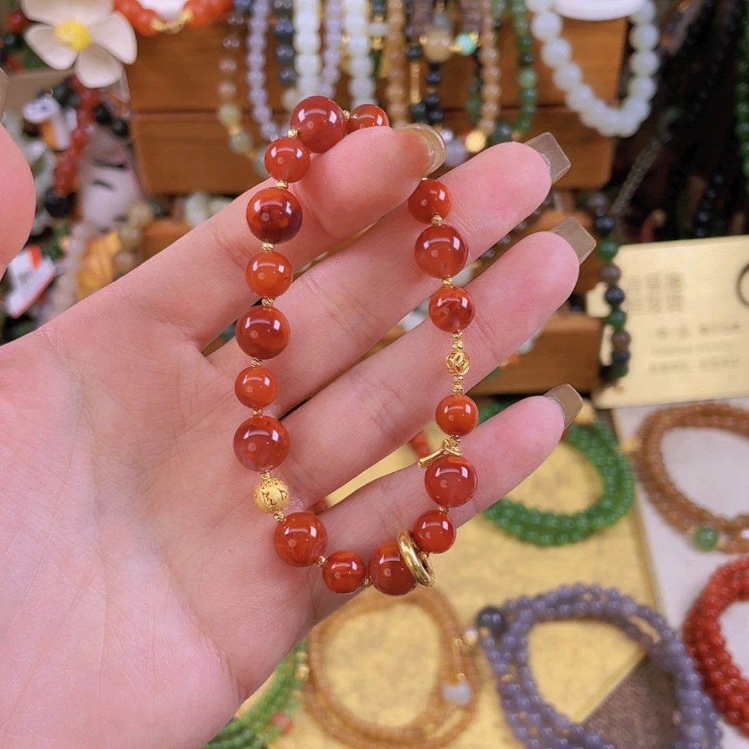 【闪购商品】南红玛瑙手链未镶嵌