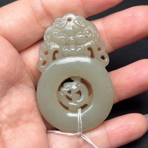 和田玉挂件未镶嵌道**运