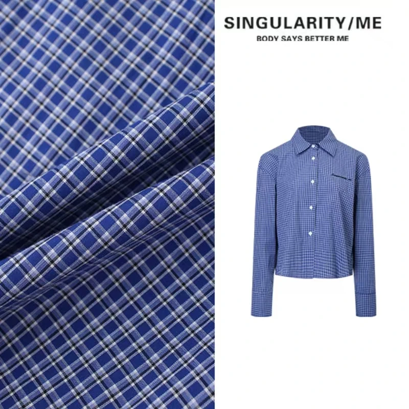 Singularity Me 3A 7028 【维希格纹】蓝格子衬衫