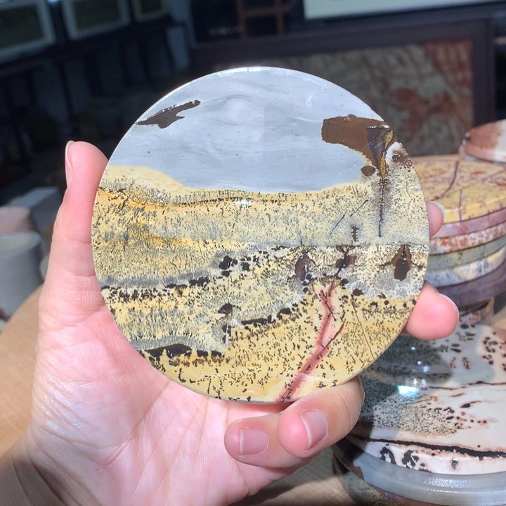 ，广西国画石摆件，收藏观赏