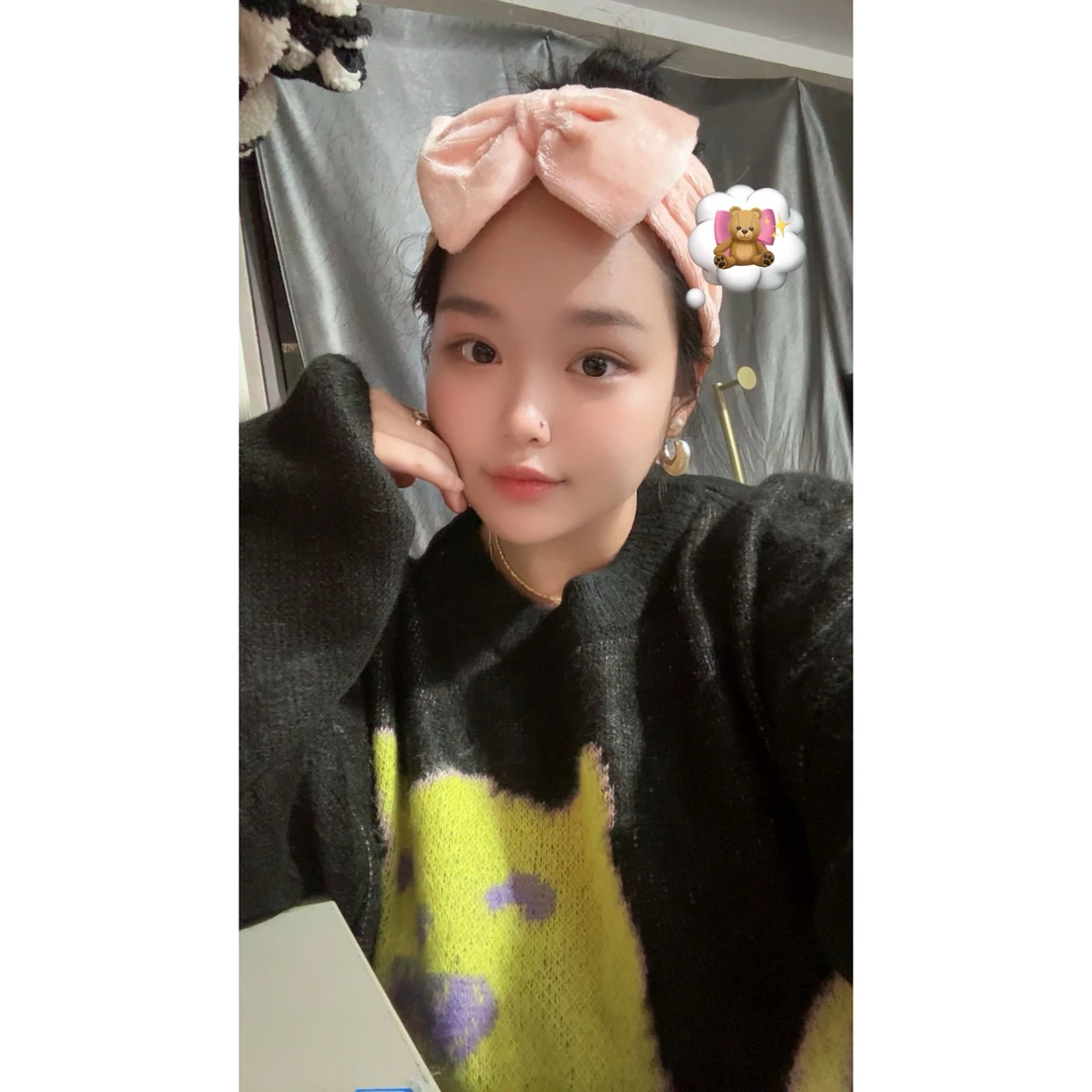 马海毛恶搞小猫黑色毛衣男女同款
