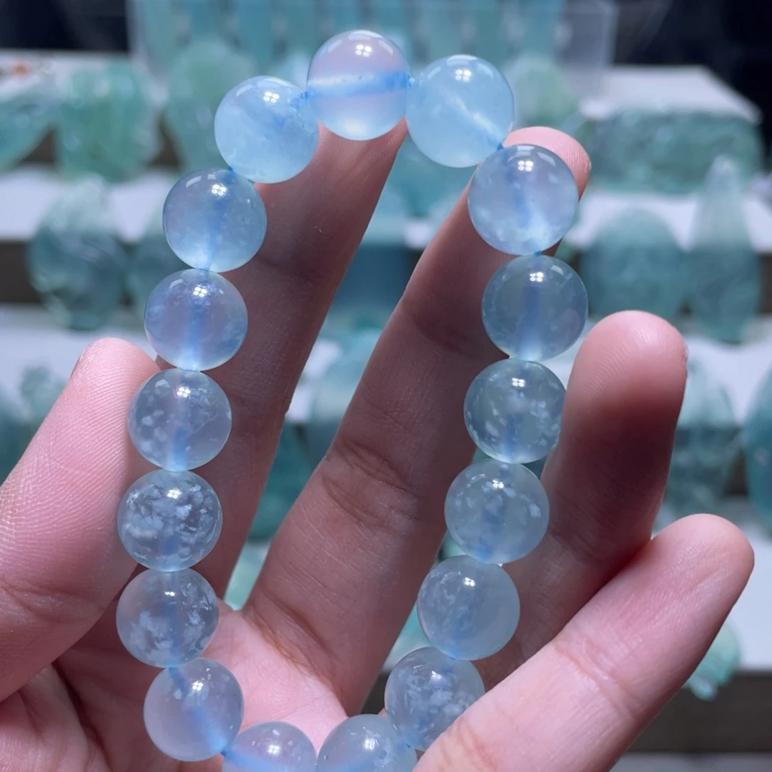 蛇纹石玉手链未镶嵌岁**尘