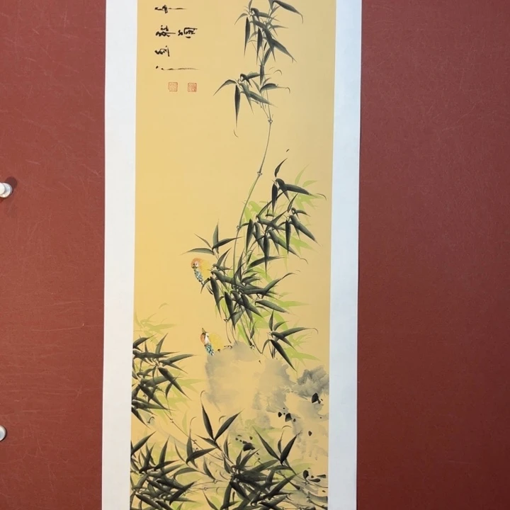 国画听兰老师花鸟