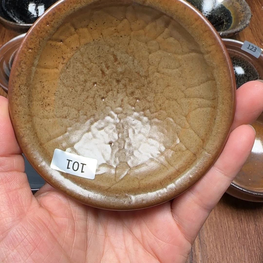 柴烧建盏茶盏茶杯101