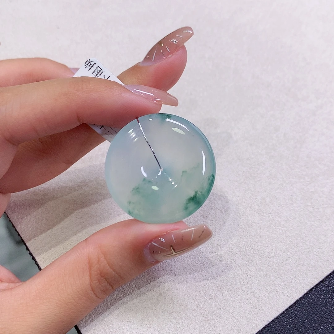 翡翠未镶嵌吊坠(不含链)29.7-6