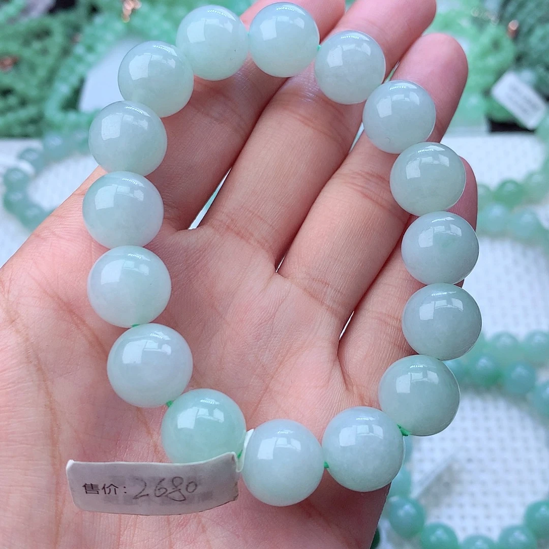 翡翠未镶嵌毛衣链