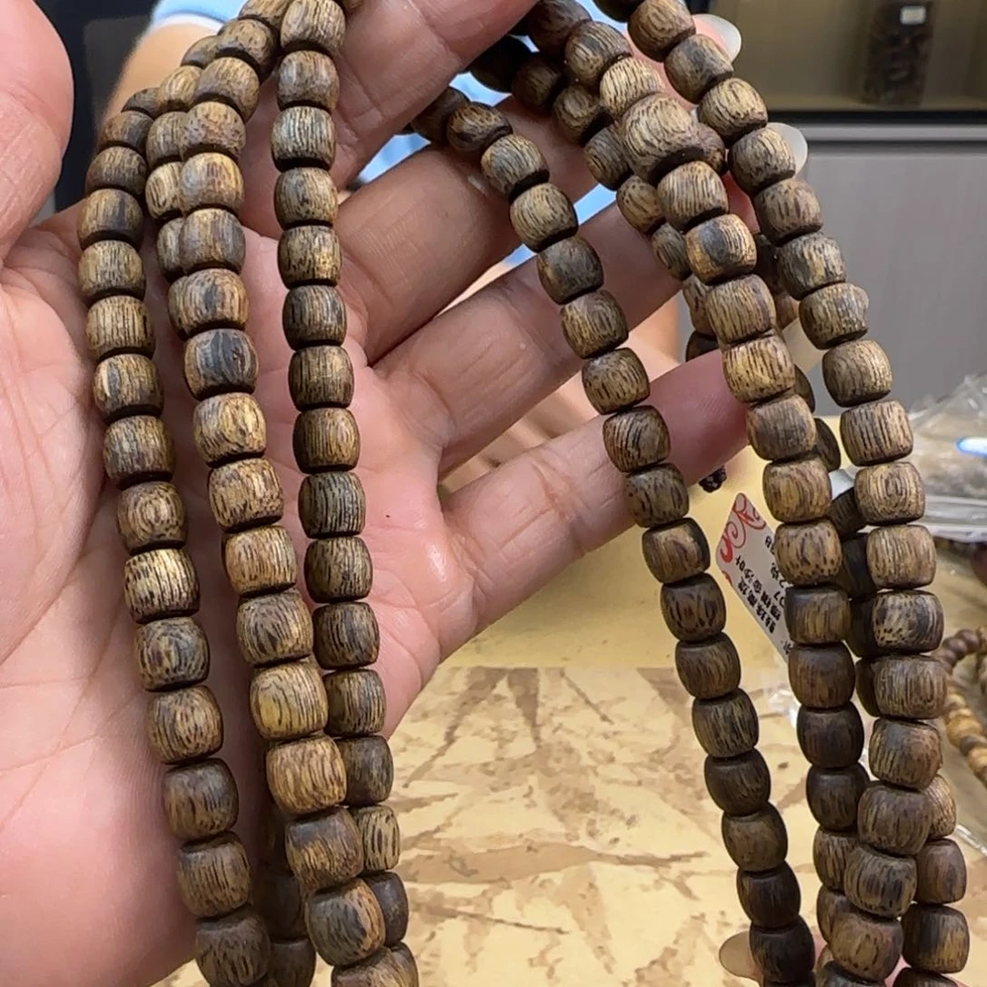 手串沉香多样性发1条鼓珠金沙叶高货22克