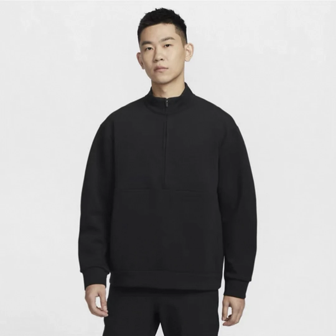 NIKE/耐克男款运动休闲半拉链套头卫衣HQ6954010
