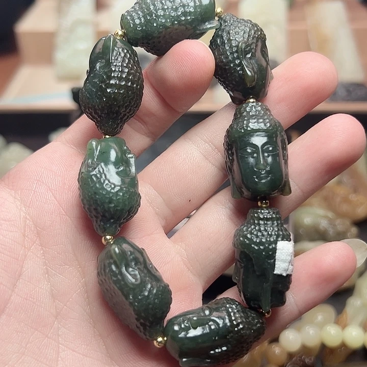 未镶嵌手串和田玉