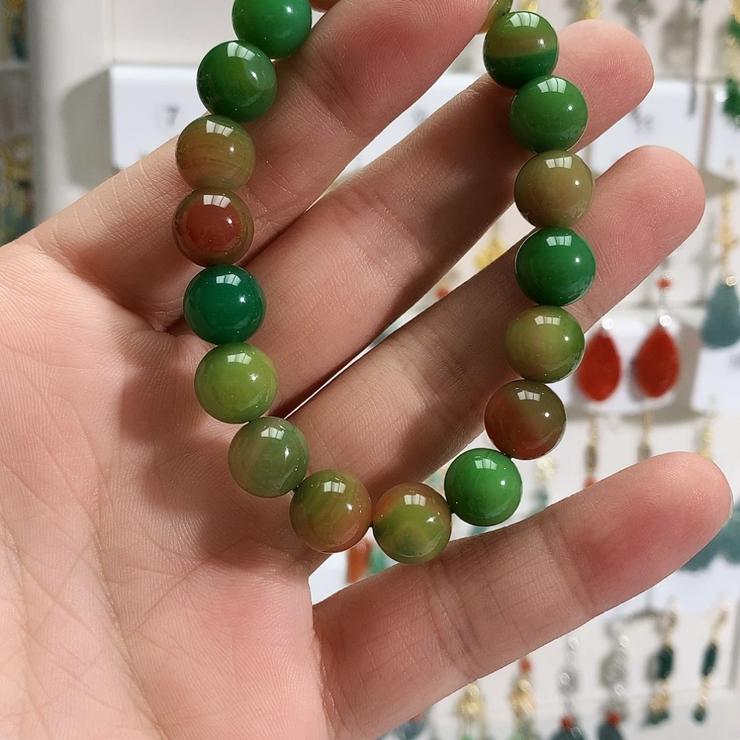 玛瑙/玉髓未镶嵌手链盐源