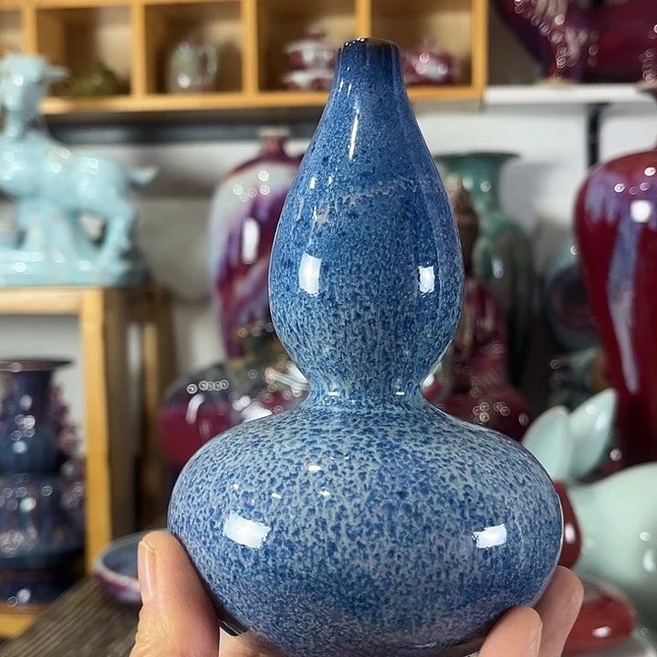 雨***点瓷片神垕镇钧瓷艺术