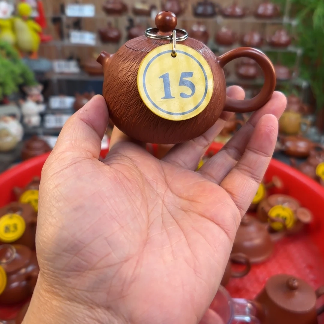 淇***石茶壶朱泥朱泥茶壶微瑕110