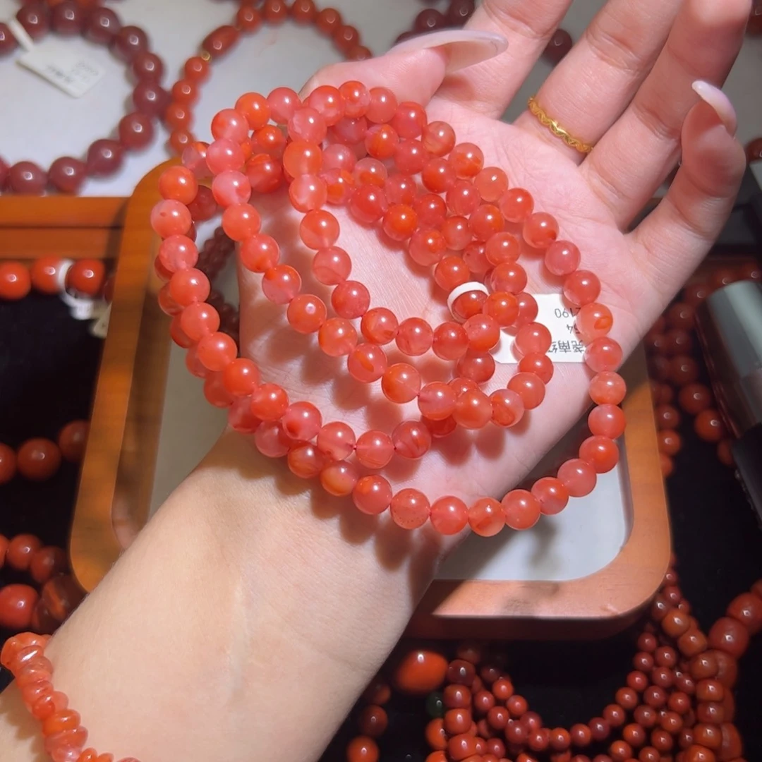 手串未镶嵌南红玛瑙7mm