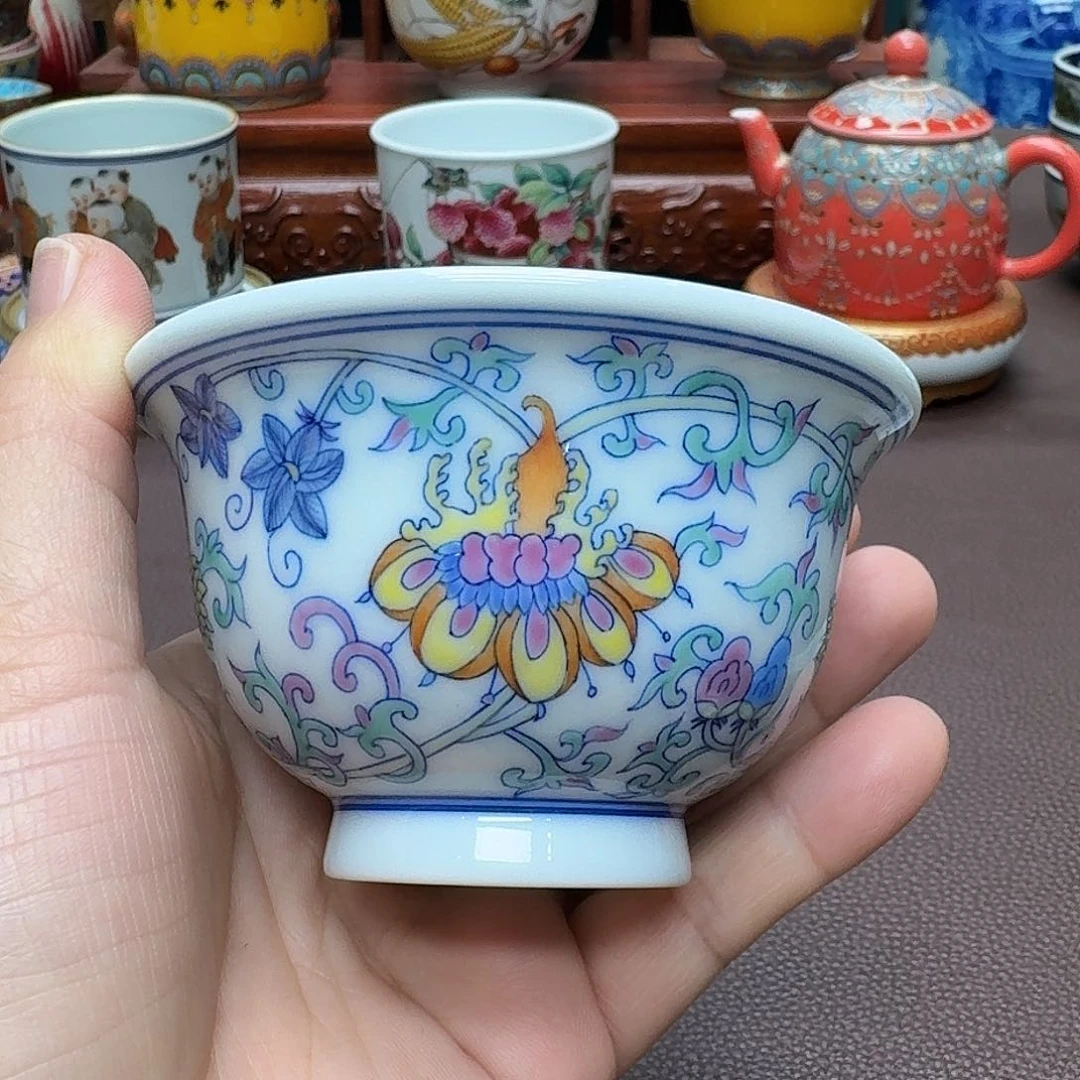 瓷片景德镇仿古手工制作精品展示