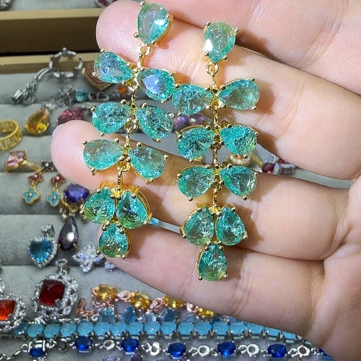 烟晶戒指银S925镶嵌