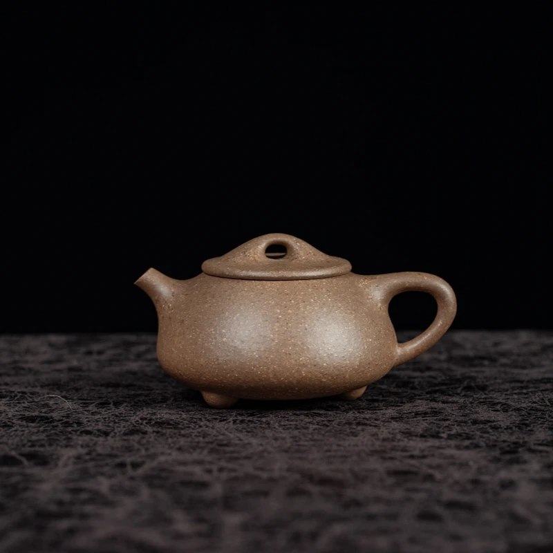 自营本山原矿小石瓢矿段泥高温烧制景舟石瓢紫砂壶纯手工宽口