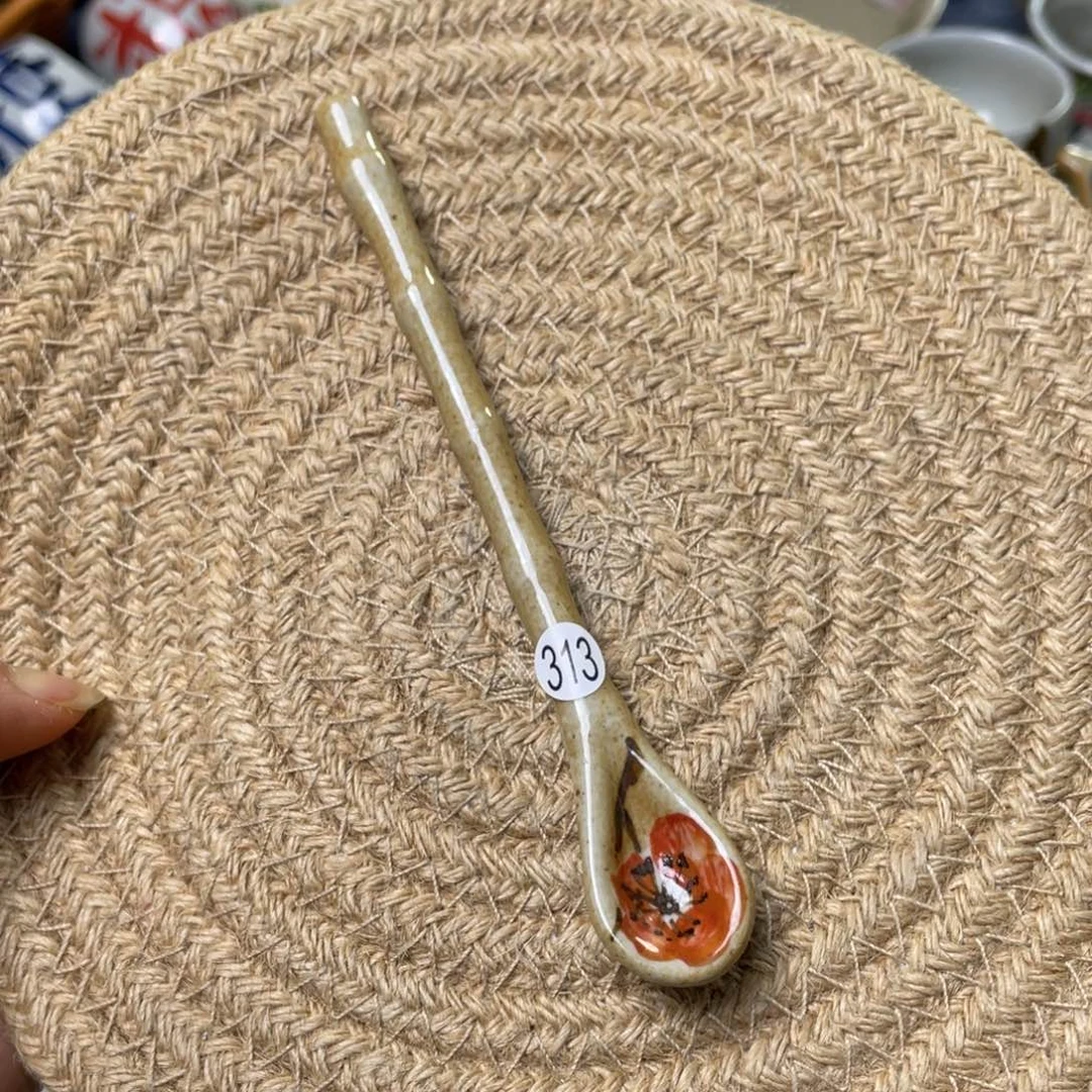 小咖啡勺景德镇高温陶瓷8888