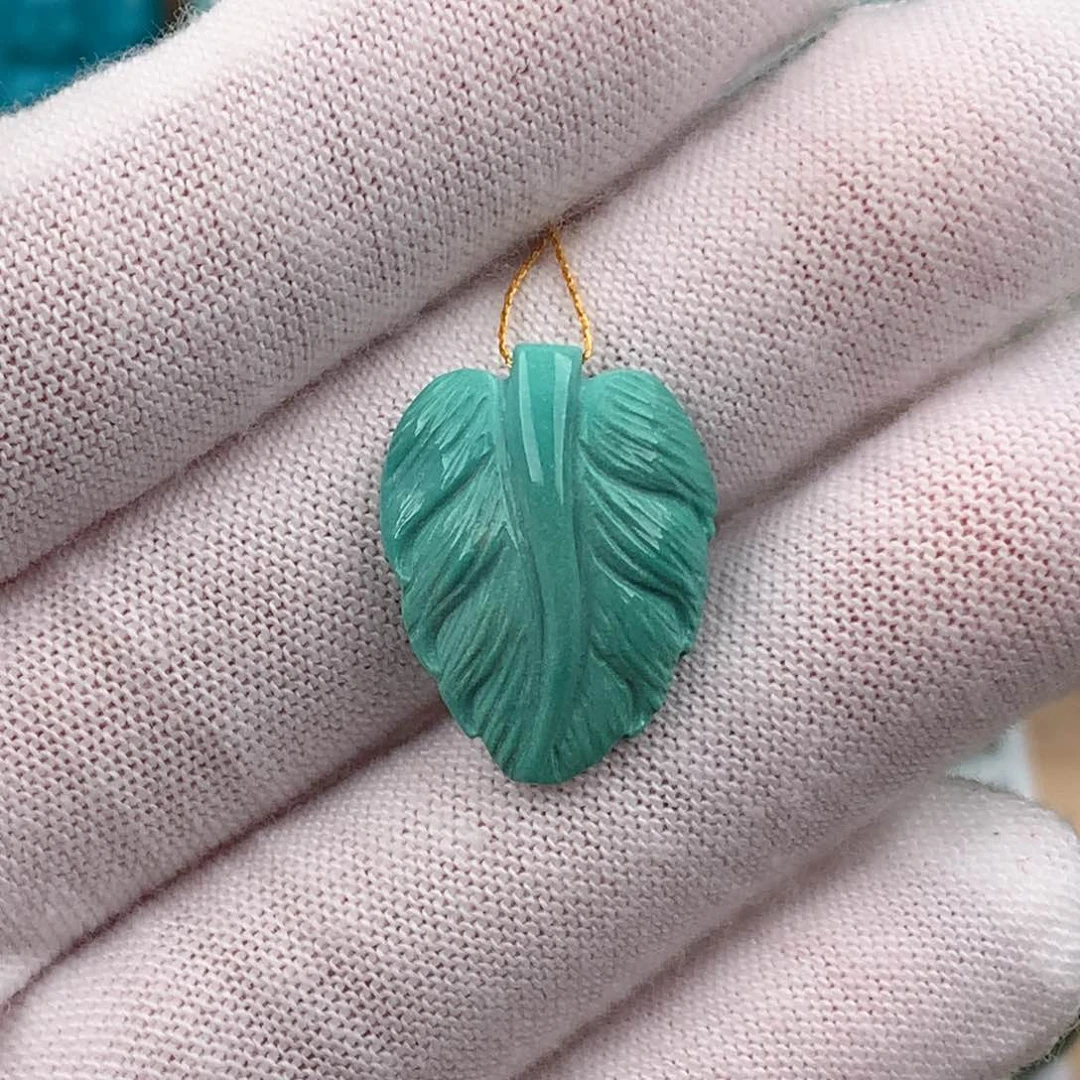 绿松石配饰未镶嵌金枝玉叶