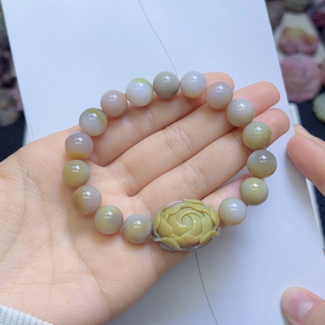 玛瑙/玉髓未镶嵌定制手串