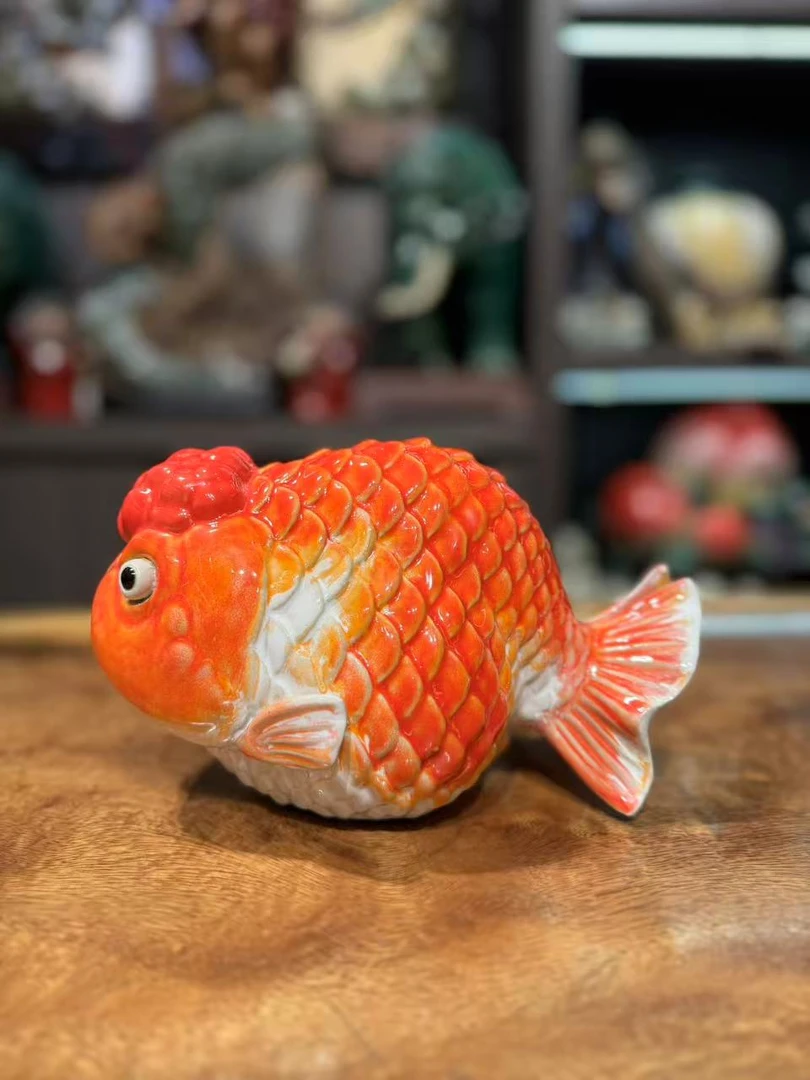 《金玉满堂&鸿运当头》陶瓷22*14*13家居客厅书房禅茶室办公室礼品