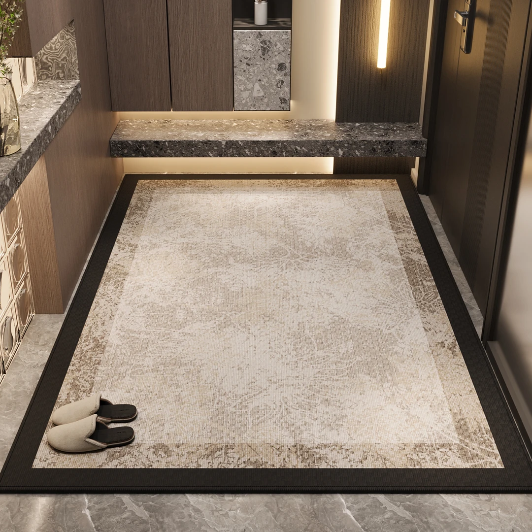 入户门地垫玄关耐脏除尘防滑脚垫大门口可裁剪地毯高级感定制门垫