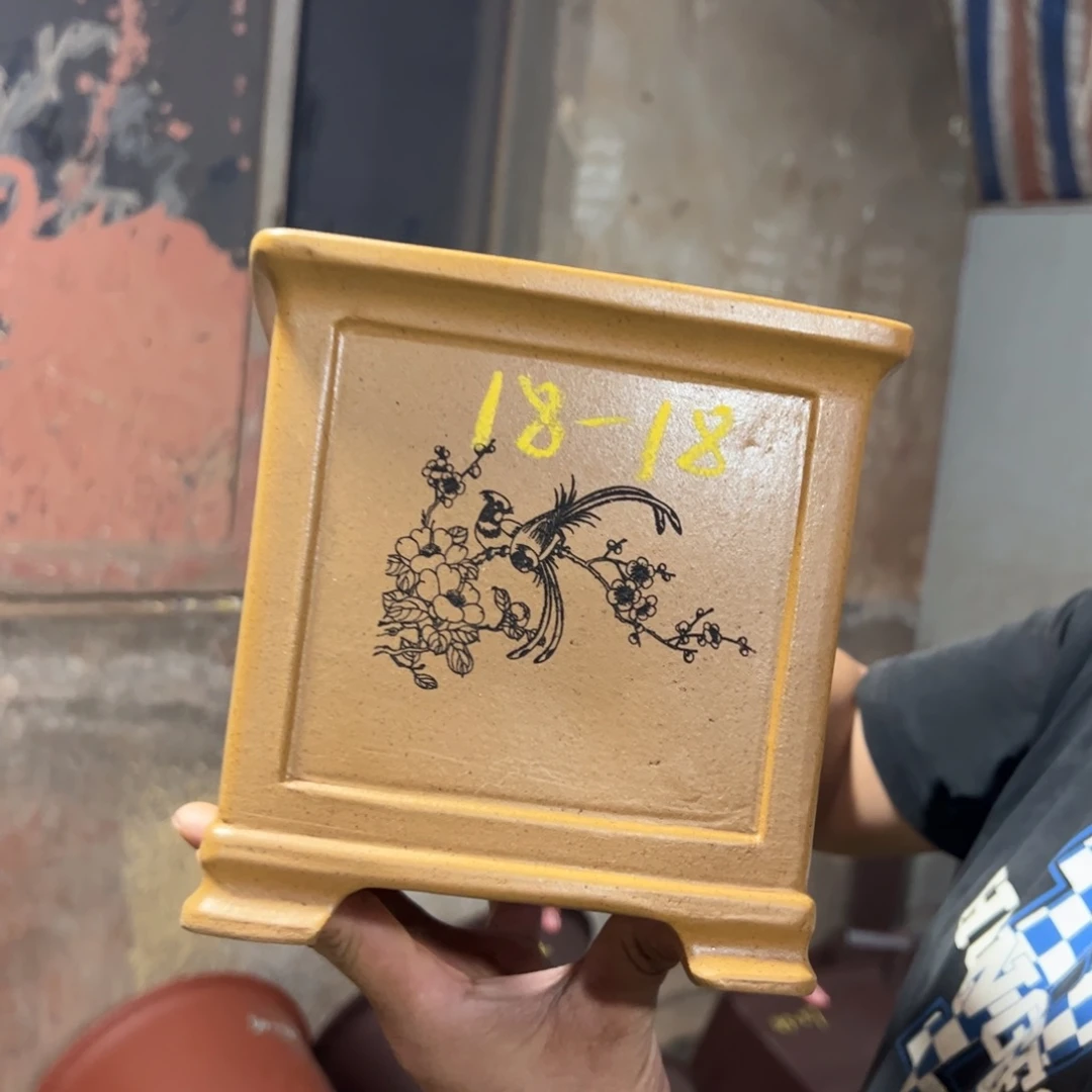 紫砂花盆紫砂花盆