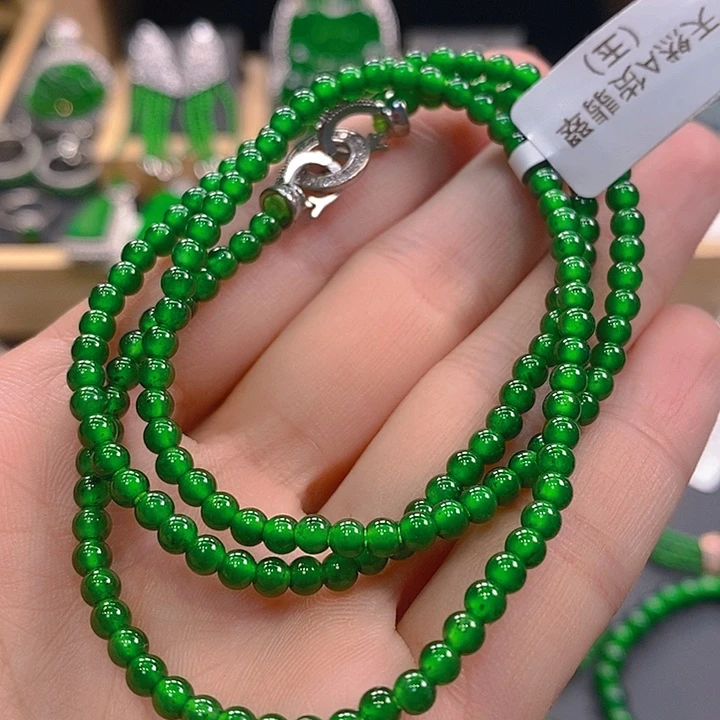 颈饰未镶嵌翡翠翡翠项链