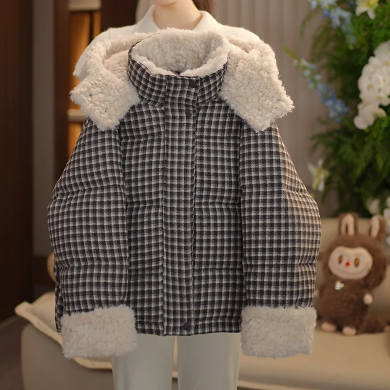 女童加厚棉服冬装2025新款儿童洋气女孩保暖时尚棉衣MF-25272