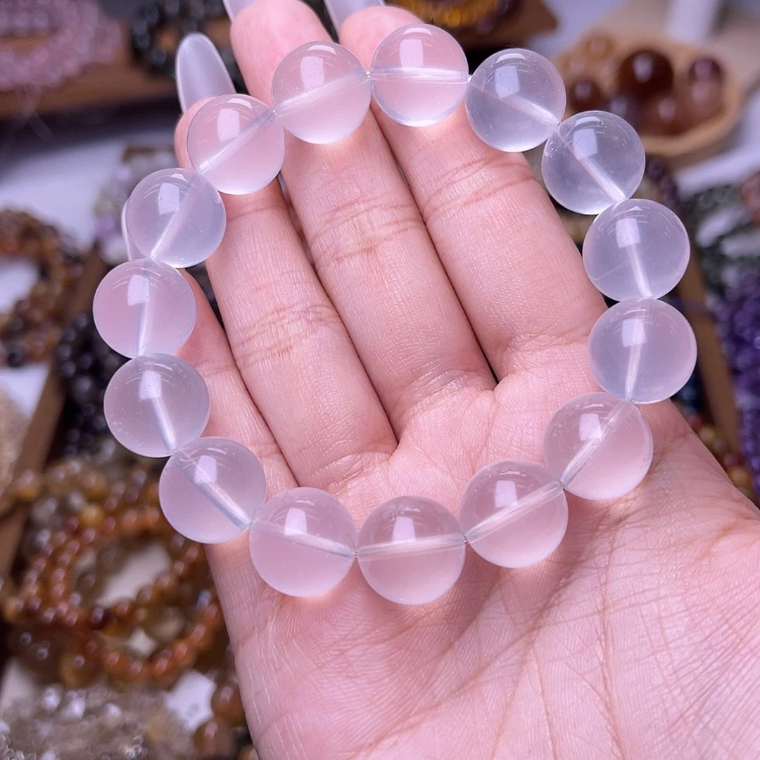 水晶手链未镶嵌奶白晶