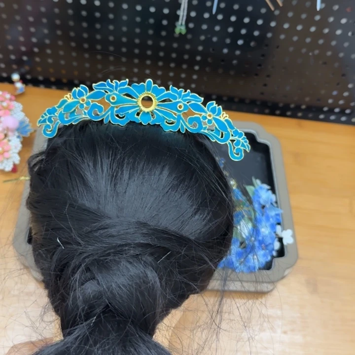 醋酸铁合金鹅毛仿点翠